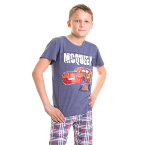 Футболка McQueen (светло-синяя)